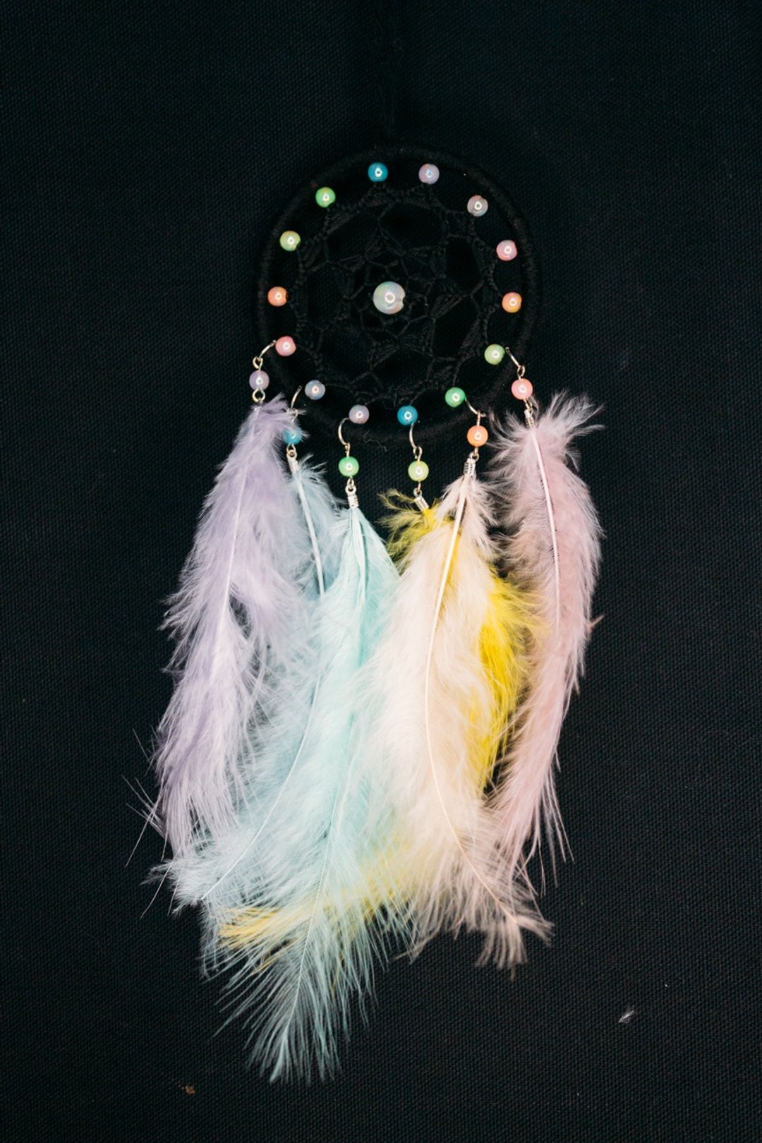 纯手工捕梦网 Handmade Dreamcatcher－【夜光黑】 - 摆饰 - 其他材质 蓝色
