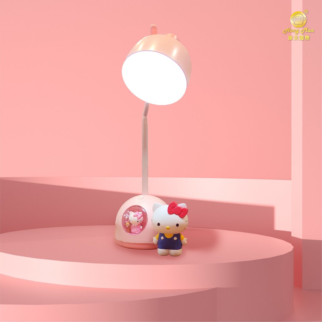 三麗鷗Hello Kitty檯燈 (可愛睡衣款) Hong Man 康文國際 - 灯具/灯饰 - 塑料 粉红色