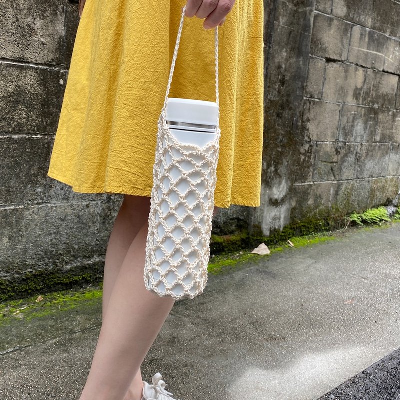 【钩针编织】环保网袋杯垫组 / 毛线编织体验 - 编织/羊毛毡/布艺 - 棉．麻 