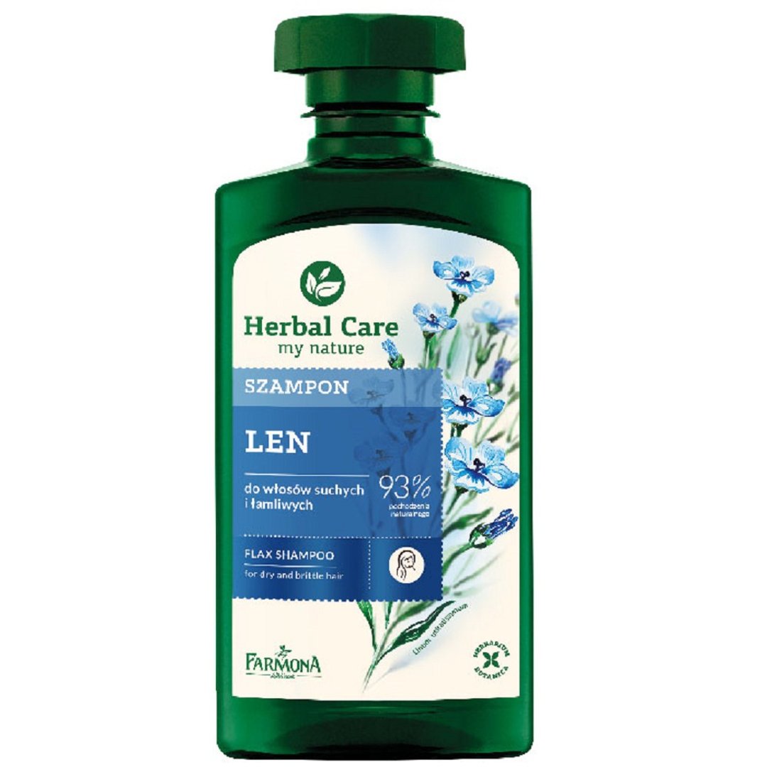 【洗发露】Herbal care 亚麻丰盈植萃调理洗发露 - 洗发用品 - 其他材质 蓝色