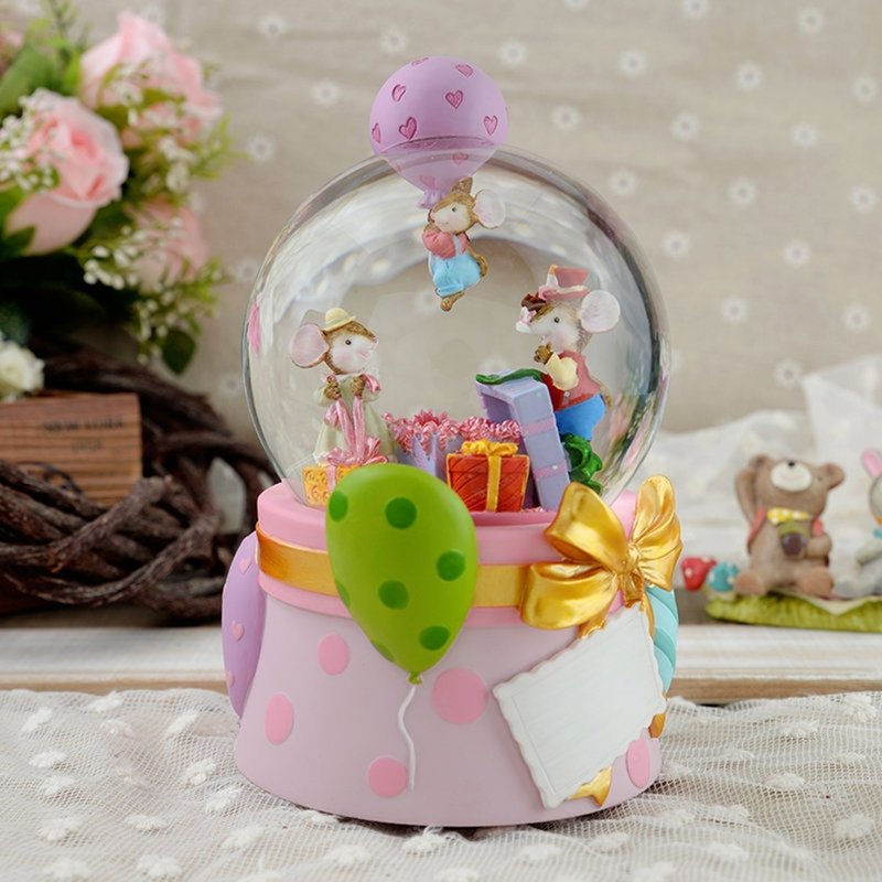 欢乐礼物PARTY 水晶球音乐铃 生日礼物 居家摆饰 - 摆饰 - 玻璃 