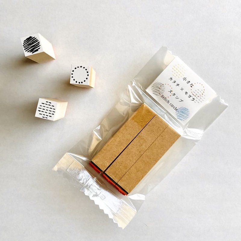 小形状 x Moyo印章-缝合圈 - [小缝合圈] - 印章/印台 - 橡胶 