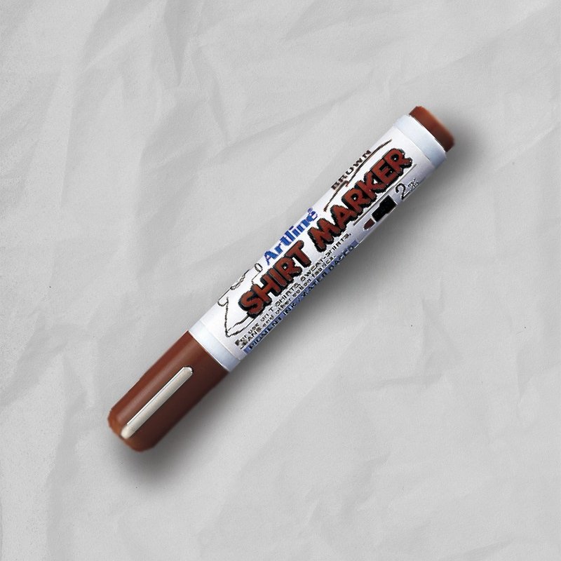 日本 SHACHIHATA  画布彩绘笔-棕 - 其他书写用品 - 塑料 咖啡色