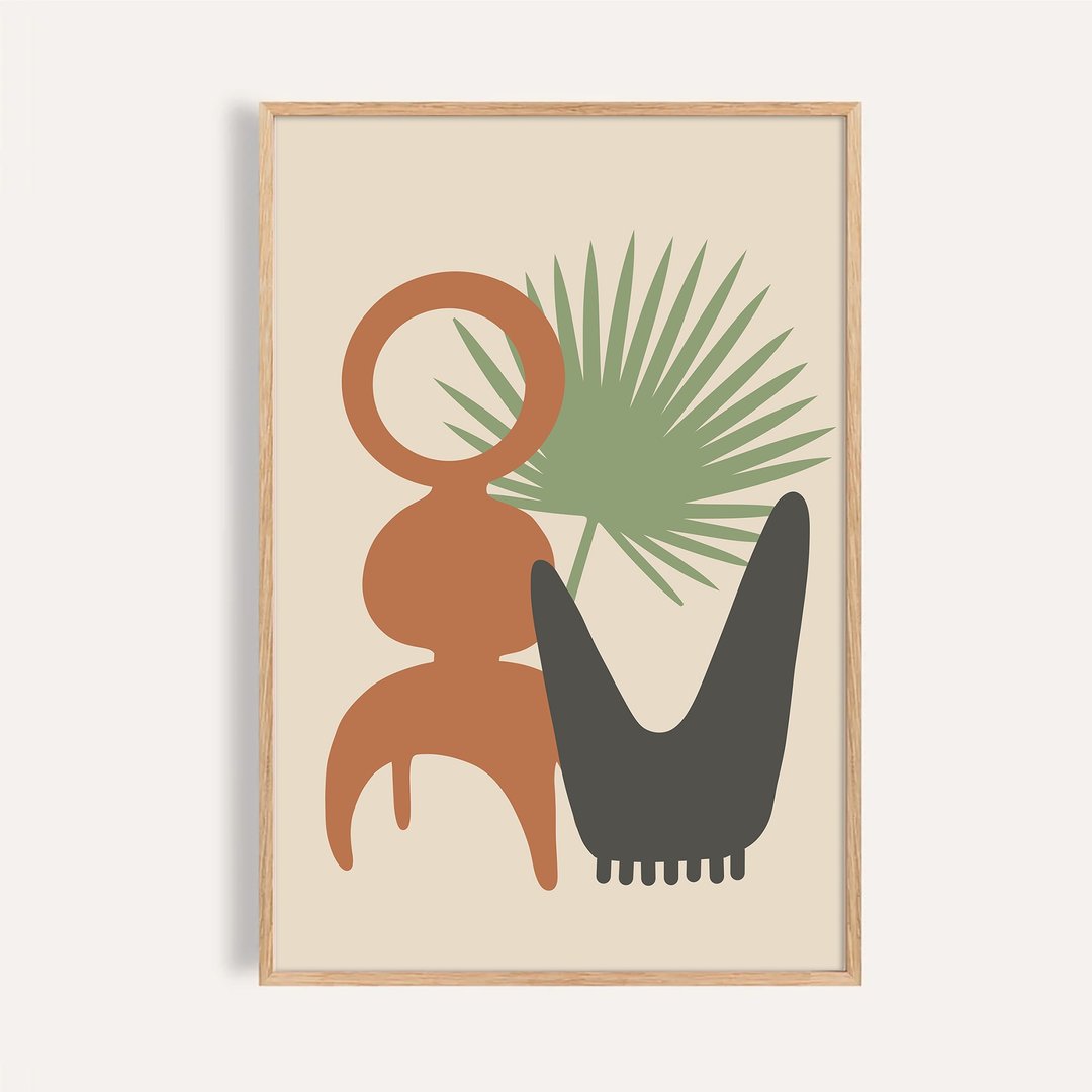 棕影绿语 Desert Palm / 波西米亚风格 挂画 画芯 海报 - 海报/装饰画/版画 - 纸 
