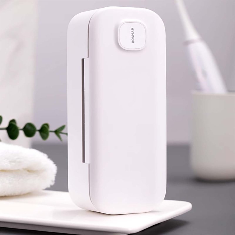 【免运】紫外线杀菌智能牙刷消毒器 ROAMAN/罗曼 - 收纳用品 - 其他材质 白色