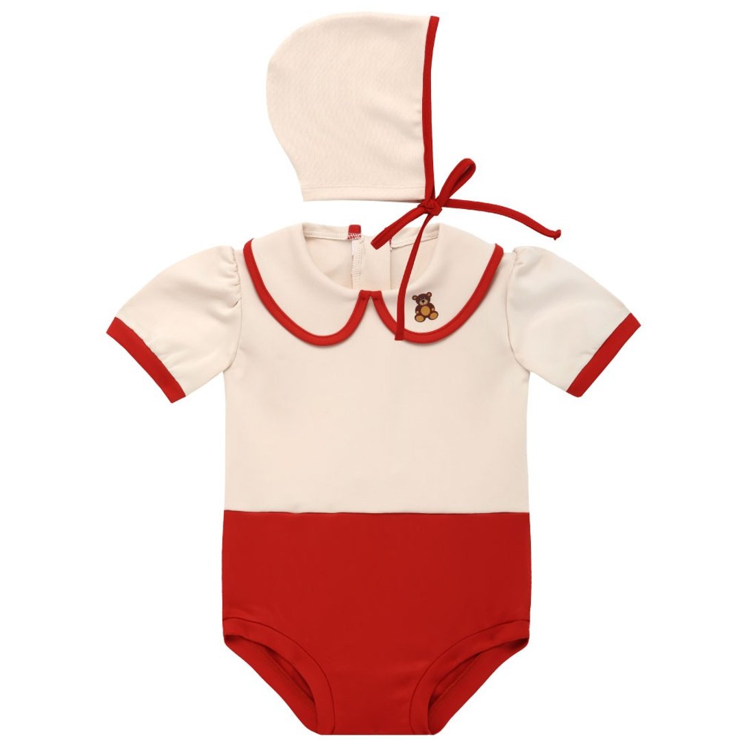 I SEA U Swimsuit Cherry red - 泳衣/游泳用品 - 聚酯纤维 多色