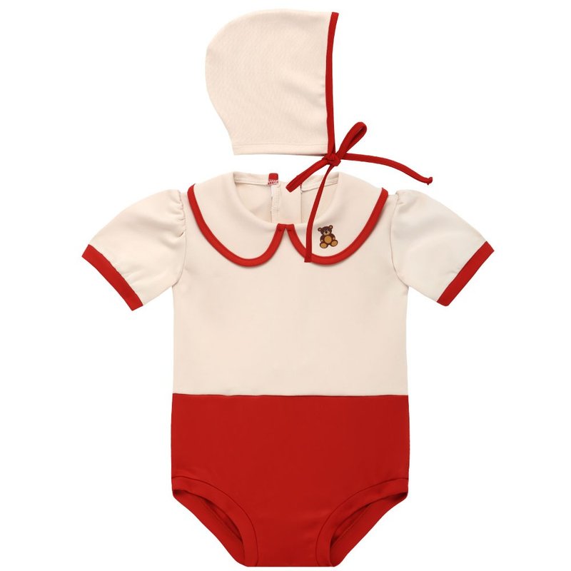I SEA U Swimsuit Cherry red - 泳衣/游泳用品 - 聚酯纤维 多色