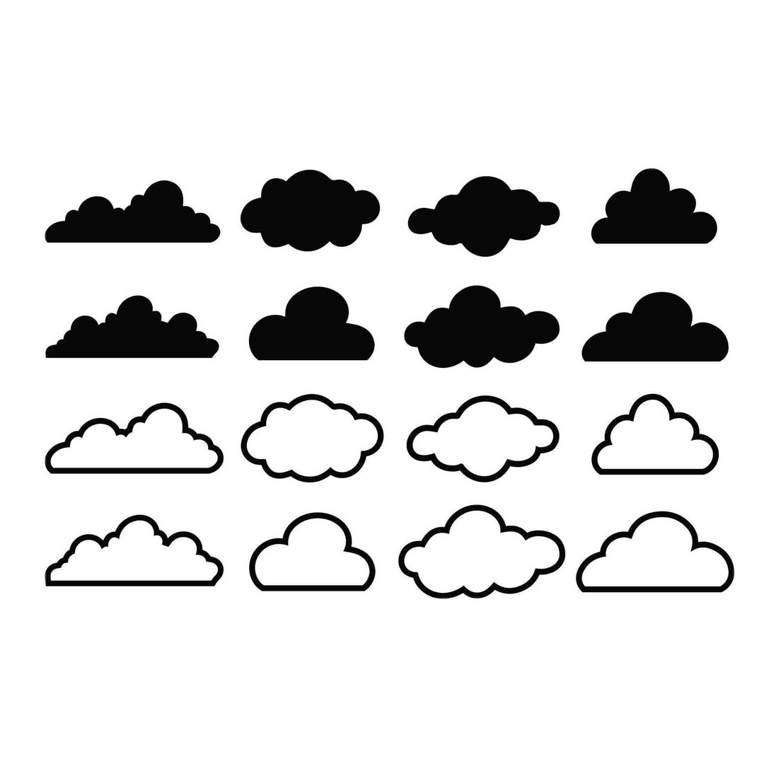 Cloud svg, clouds svg, cloud eps, clouds eps, cloud png, clouds png, cloud templ - 图文模板设计 - 其他材质 