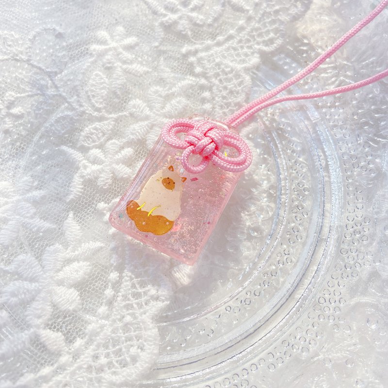 刺猬 猫 兔 狗 星空 御守 手作 祈愿 少女 礼物 - 吊饰 - 其他材质 粉红色