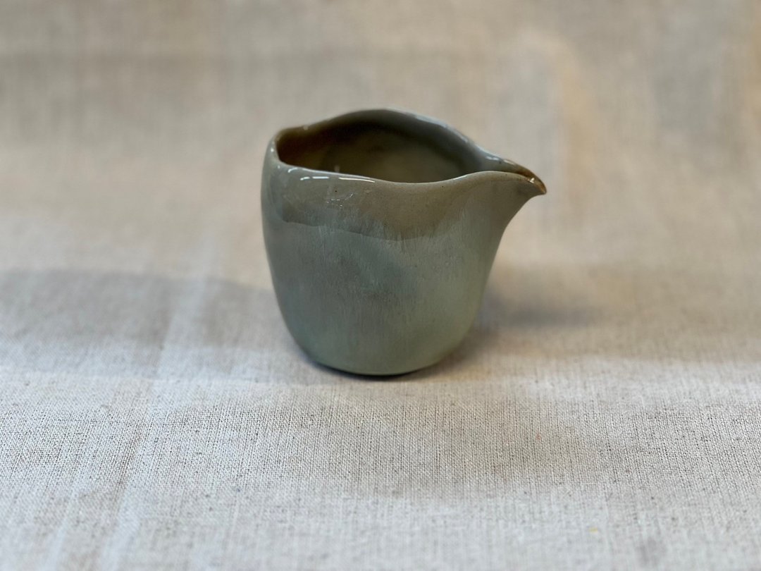 手捏青瓷小茶海 - 茶具/茶杯 - 陶 绿色