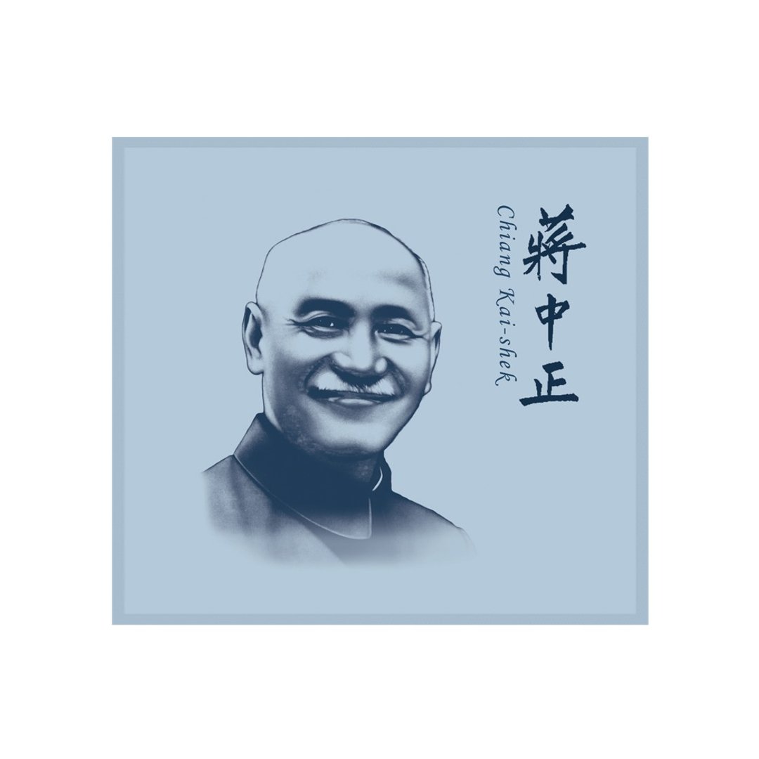 【布漾】印花万用布 蒋中正 超细纤维=手机=平板=笔电=原创 - 眼镜盒/眼镜布 - 其他材质 蓝色