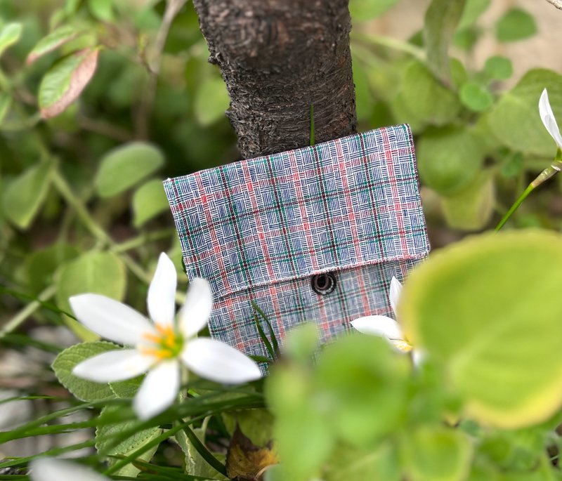 老布钮扣袋/M 巾袋 - 化妆包/杂物包 - 棉．麻 