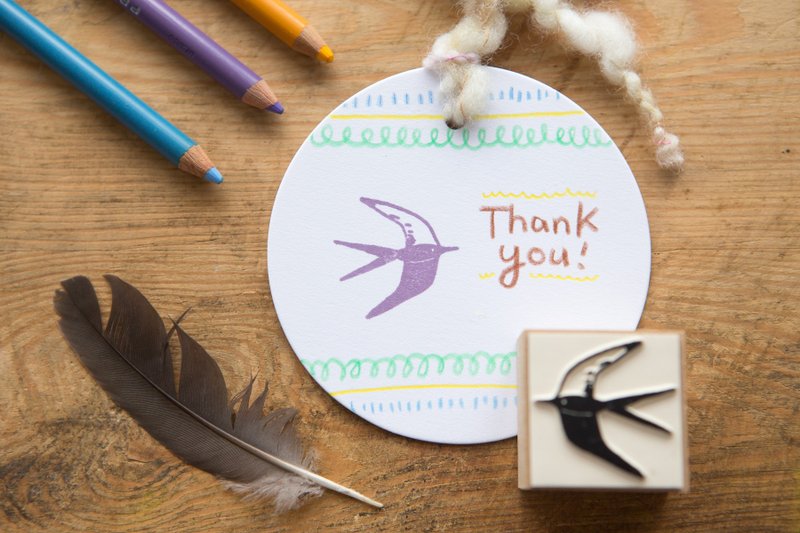 OURS DIY 印章组 - 海鸥与蒲公英 by Hank 汉克 - 印章/印台 - 木头 多色