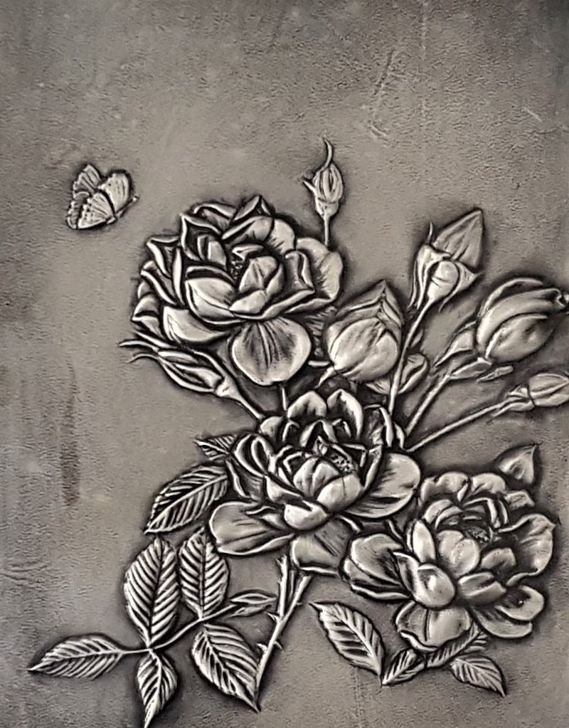 锡雕  美好的爱情的蔷薇 画框 - 海报/装饰画/版画 - 其他材质 