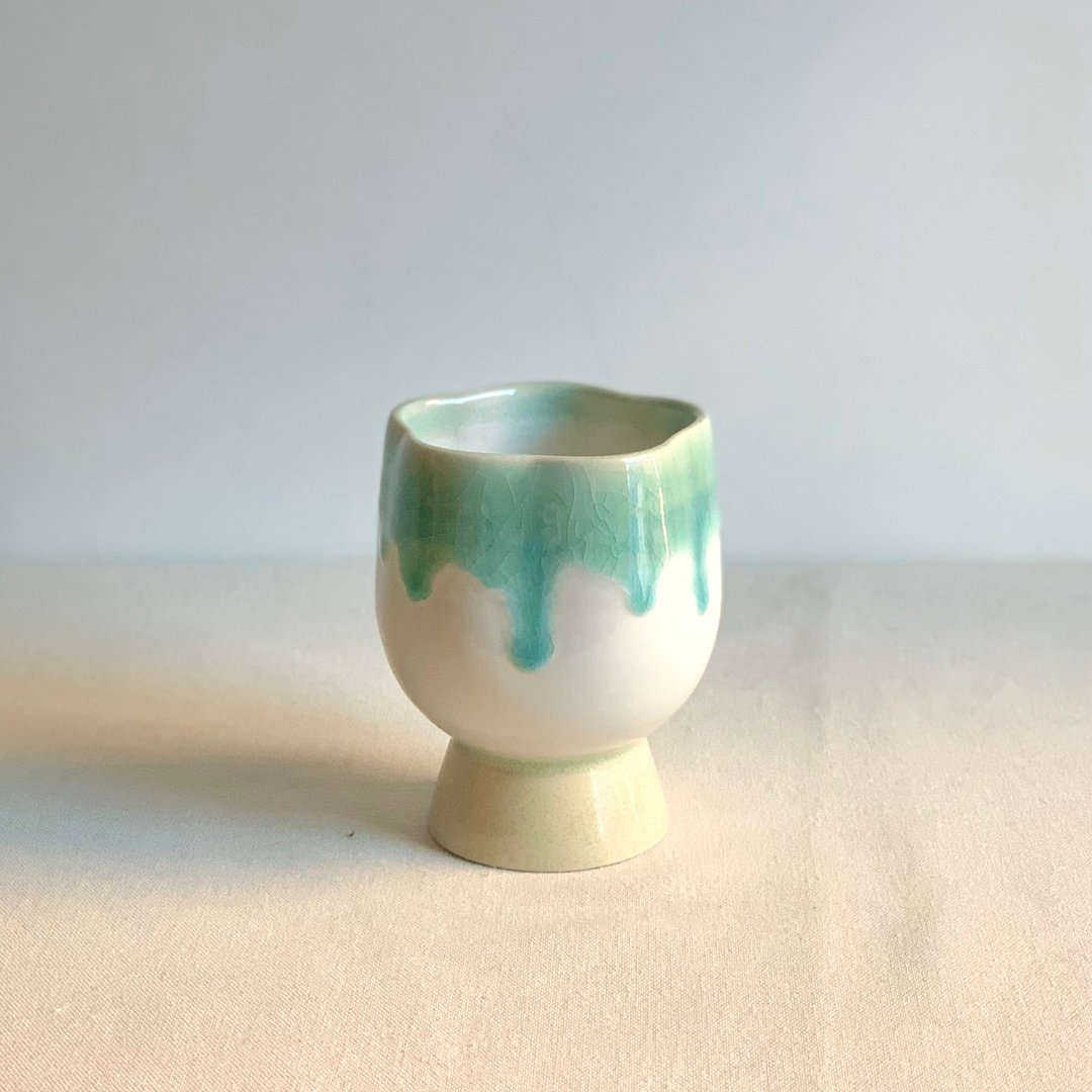 花花冰晶杯#2 -茶杯/杯子 - 其他杯子 - 陶 白色