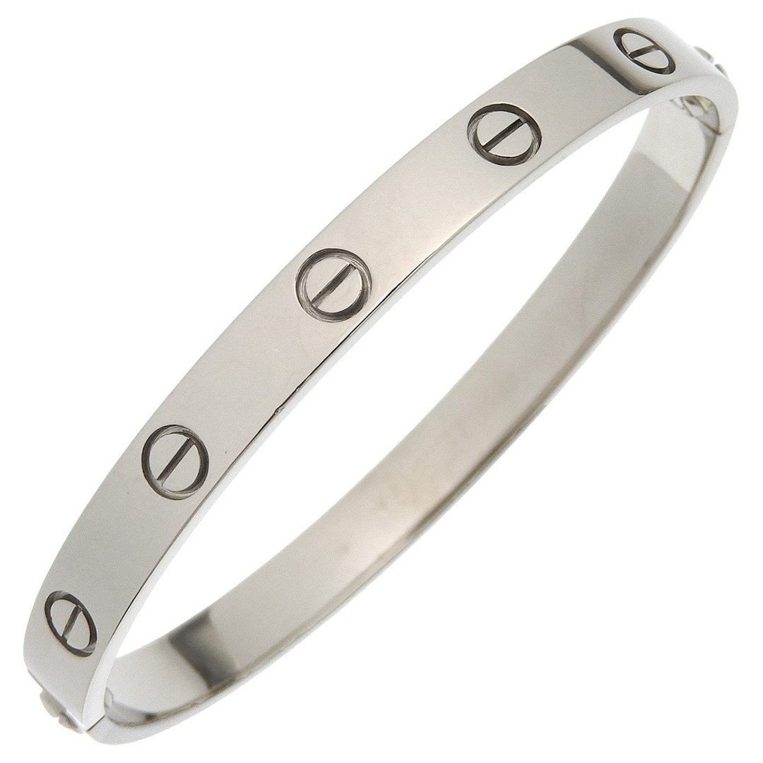 【日本直送】卡地亚 CARTIER  પ્રેમ之环手链 旧款 手链 K18WG 约 32.7g 女仕【二手品】 - 手链/手环 - 贵金属 银色
