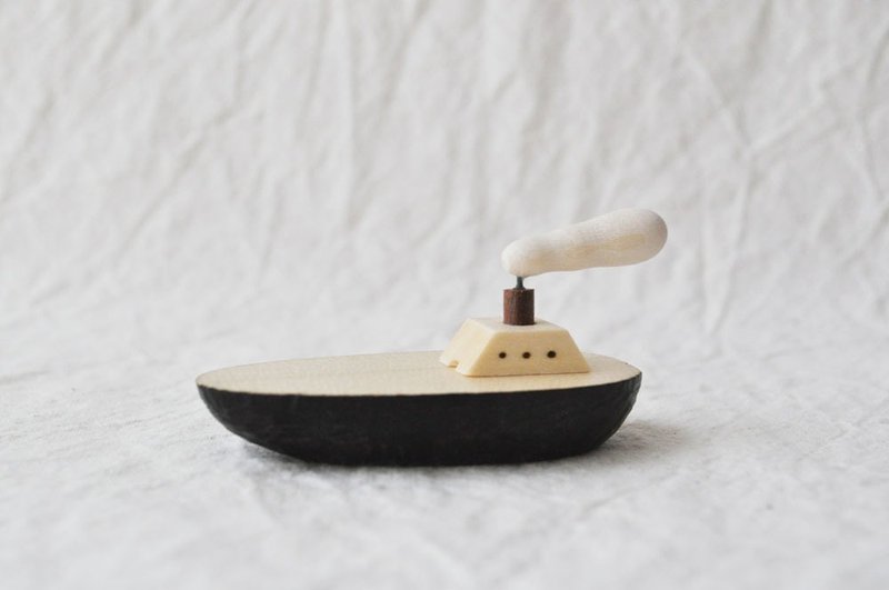 fune boat - 摆饰 - 木头 白色