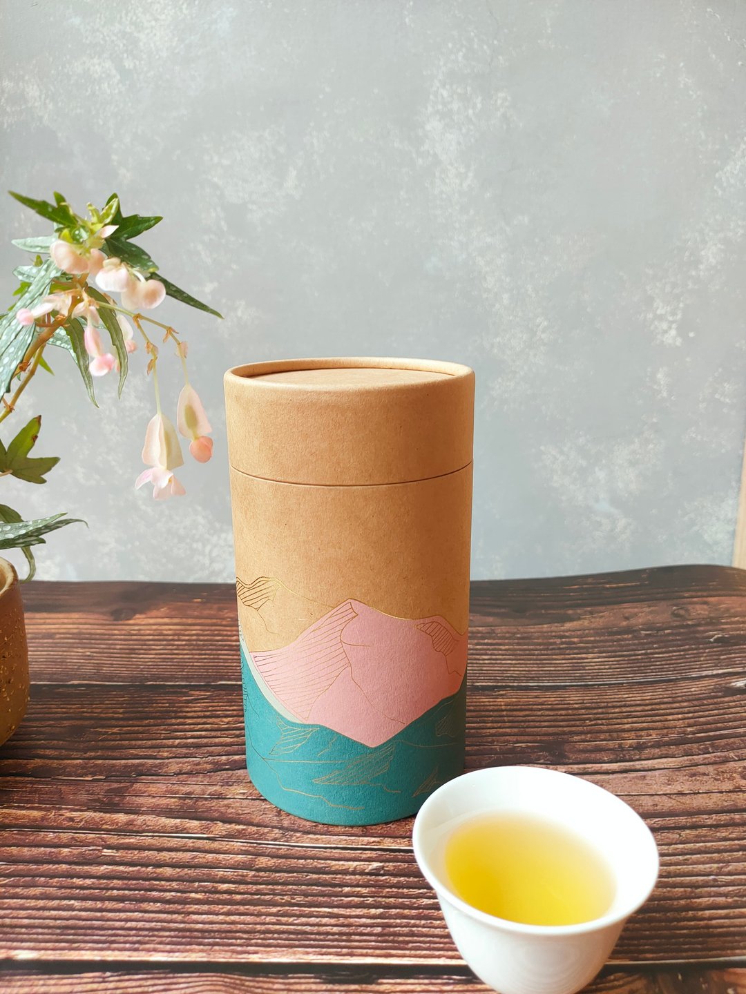 荔香玫瑰美人 - 茶 - 纸 白色