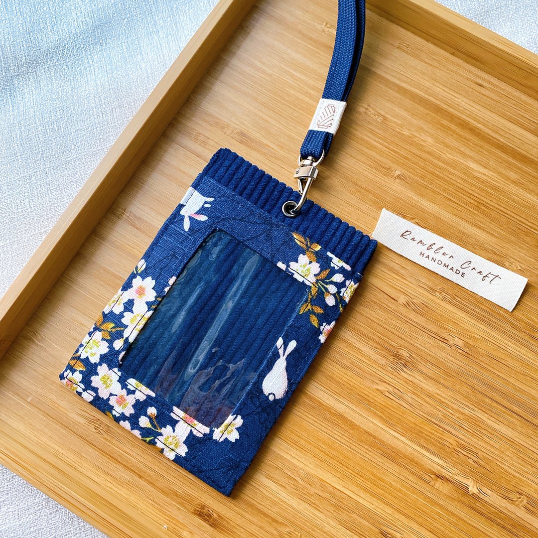 证件套 识别证卡套 悠游卡套 挂颈卡套 Card Holder 樱花兔兔款 - 证件套/卡套 - 棉 