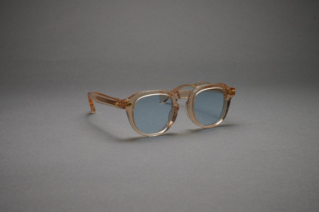 Vatic Vintage Optical Soto Champagne 8mm厚切胶卷墨镜 浅蓝镜 - 眼镜/眼镜框 - 其他材质 金色