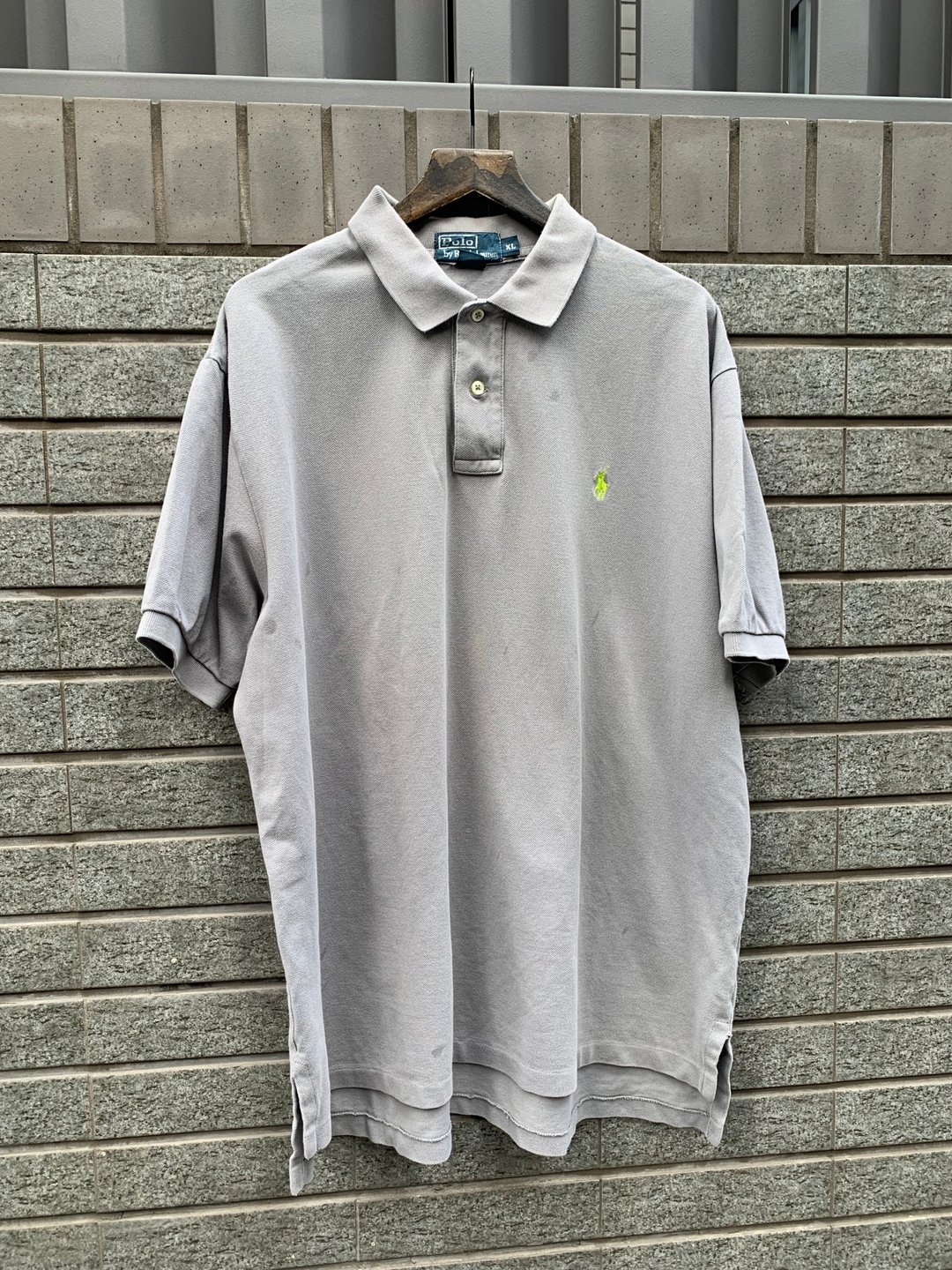 90s Polo shirt - 男装上衣/T 恤 - 棉 灰色