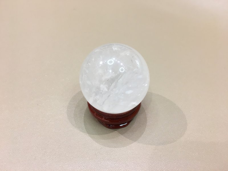 白方解球 40mm - 消除情绪压力, 带来和平及宁静 - 摆饰 - 水晶 