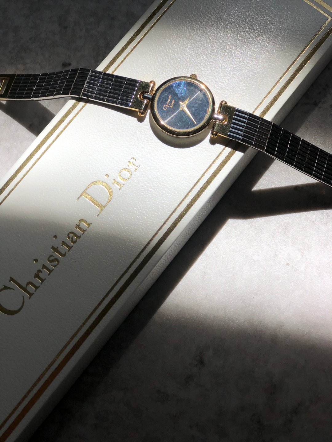 【日本直送 名牌古着包】Christian Dior 手表 银色 金色 不锈钢 石英 圆形表面 3025 y5w3g6 - 女表 - 不锈钢 银色