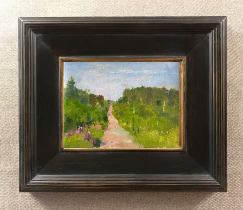 树画原创艺术写实艺术厚涂油 - 海报/装饰画/版画 - 其他材质 绿色