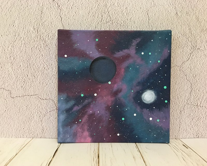 宇宙#15 压克力画 疗愈生活 20x20 居家装饰 艺术作品 手绘 - 海报/装饰画/版画 - 压克力 