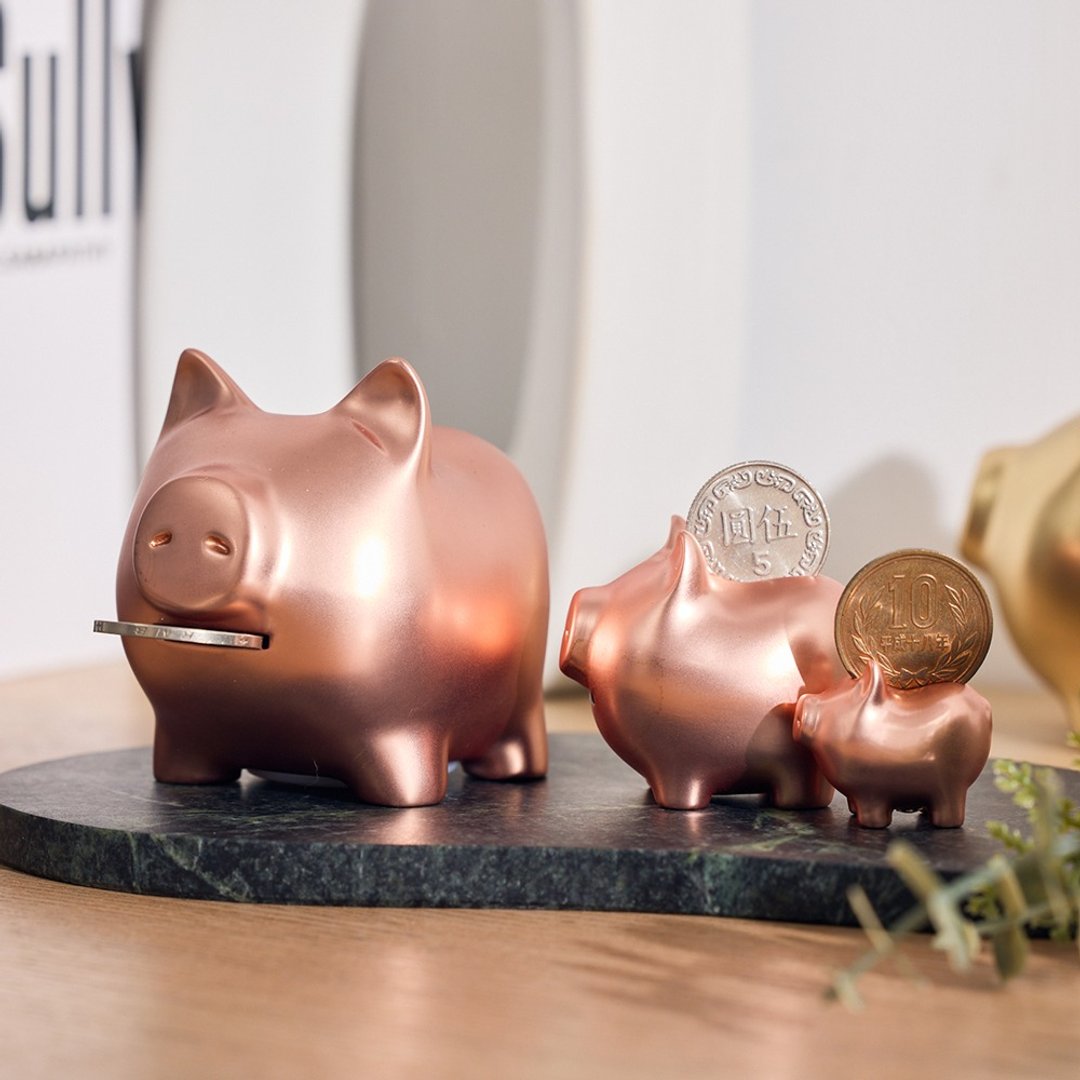 金猪 GOLDENPIG-叁 (雾玫金) - 摆饰 - 贵金属 粉红色