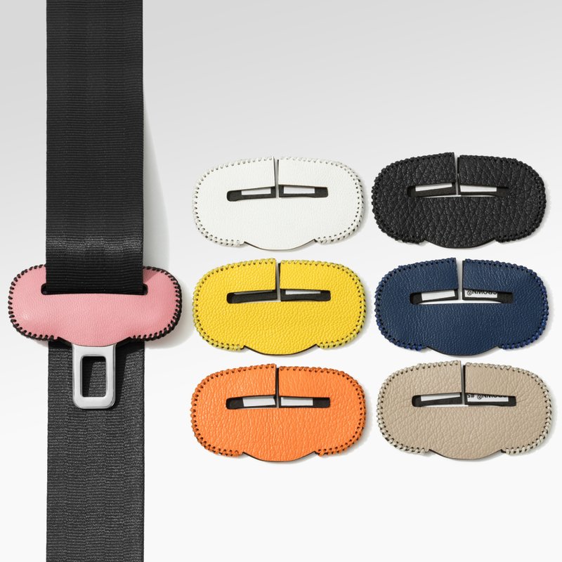 法国精品山羊皮 / 安全带头保护套防撞击 / 消音 /防刮伤【中号】 - 钥匙链/钥匙包 - 真皮 