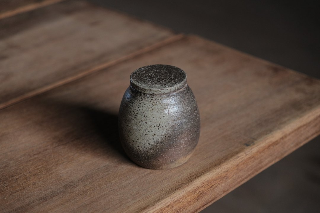 茶仓 l 柴烧陶 茶叶罐 - 茶具/茶杯 - 陶 咖啡色