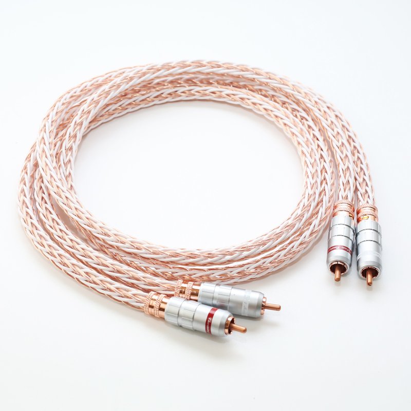 单结晶铜发烧音响信号线【M147】双莲花音箱功放 RCA 音频线 - 数码小物 - 其他材质 