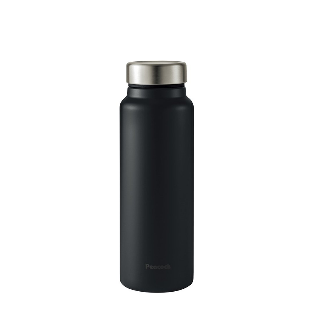 【孔雀Peacock】600ML 不锈钢保温杯 商务休闲 轻量化设计-消光黑 - 保温瓶/保温杯 - 不锈钢 黑色