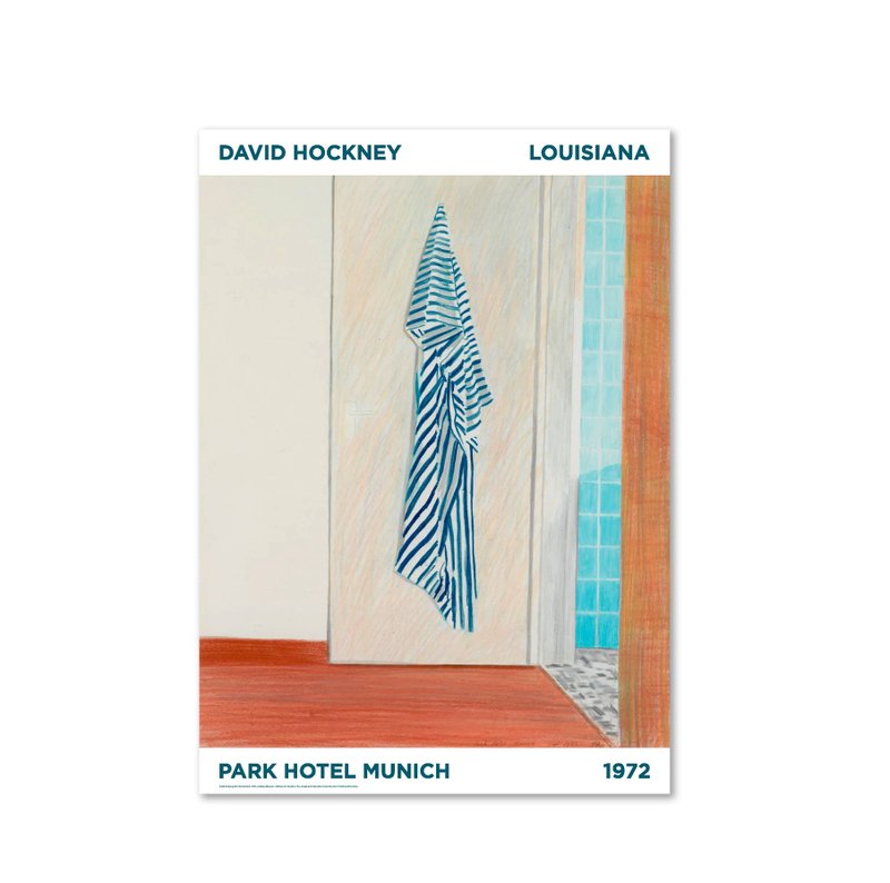【原版海报】David Hockney/ PARK HOTEL MUNICH - 海报/装饰画/版画 - 纸 