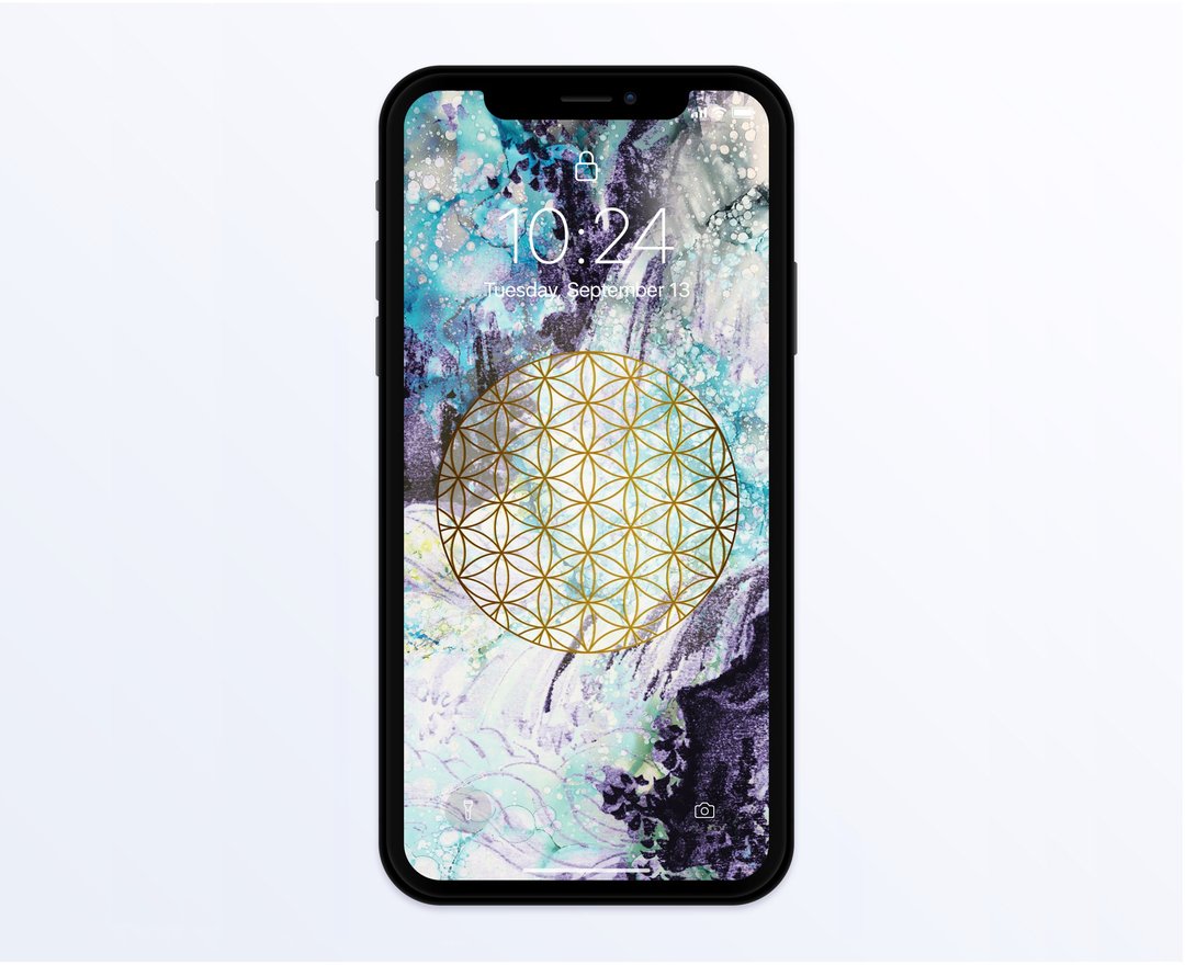 Smartphone wallpaper : Sacred geometry time |13| - 其他 - 其他材质 