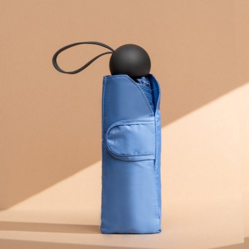 ROLLS mini 迷你瞬间卷收伞-迷漾蓝 - 雨伞/雨衣 - 聚酯纤维 蓝色