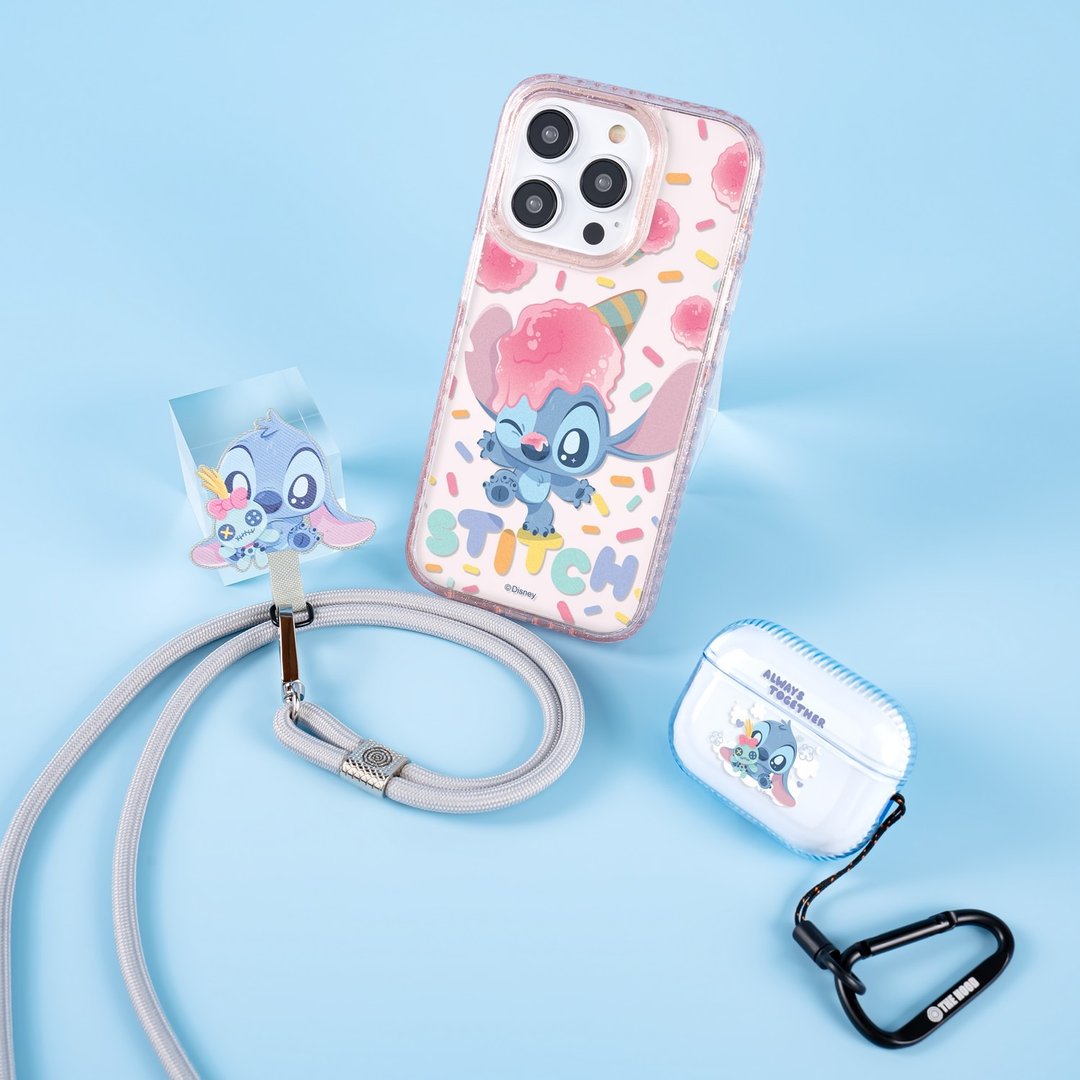 迪士尼 史迪奇 iPhone16 Samsung S25 气垫标准防摔镜面手机壳 - 手机壳/手机套 - 塑料 多色