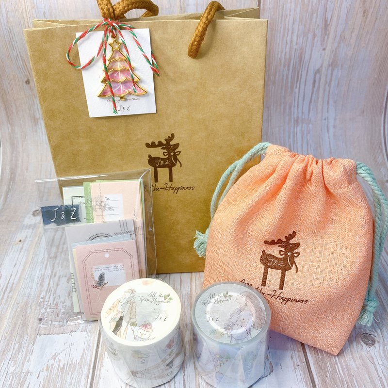【圣诞交换礼物】| JZ Christmas 2022 | 纸胶带、便签、束口袋 - 纸胶带 - 其他材质 多色
