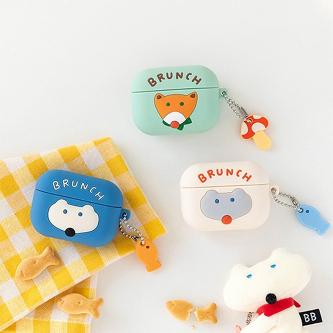 Romane Brunch brother 早午餐兄弟新伙伴AirPods Pro保护套 - 耳机收纳 - 塑料 