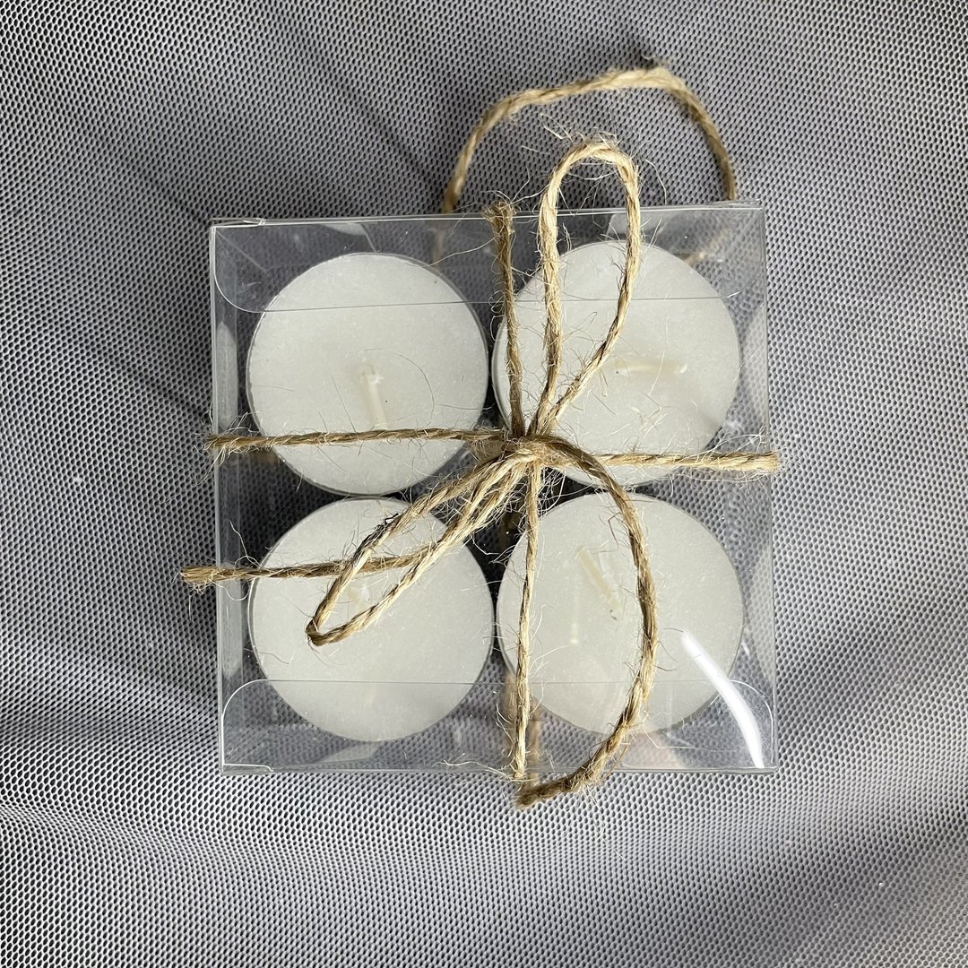 【手工制作】四入小茶蜡/可选香味 - 蜡烛/烛台 - 蜡 