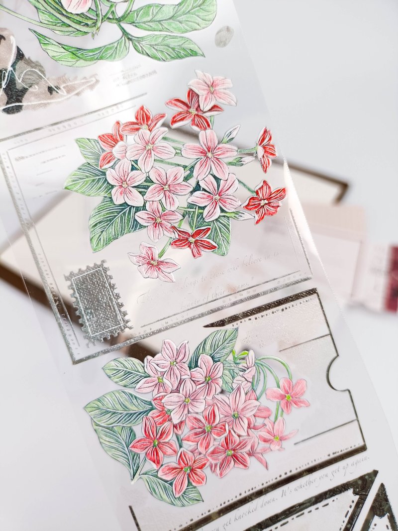 EF070使君子 / 裝飾膠帶 - 纸胶带 - 塑料 多色