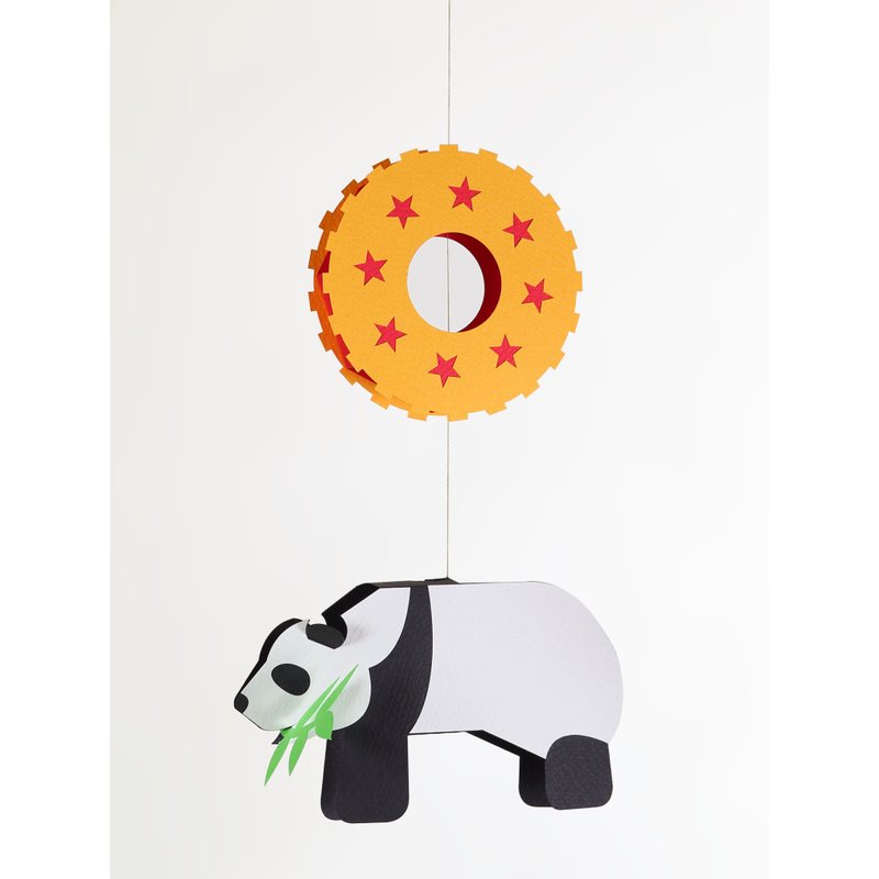 Pepamokit 熊猫 040 - 木工/竹艺/纸艺 - 纸 黑色