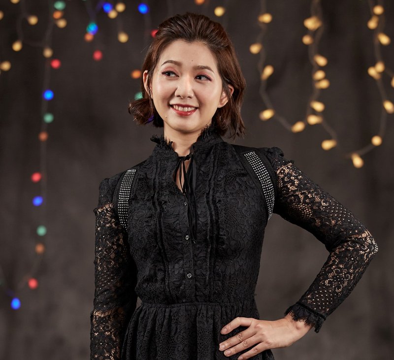 【台湾制】 C'est BeAu想得美 时尚挺背带- 星空钻 M、L - 皮带/腰带 - 聚酯纤维 黑色