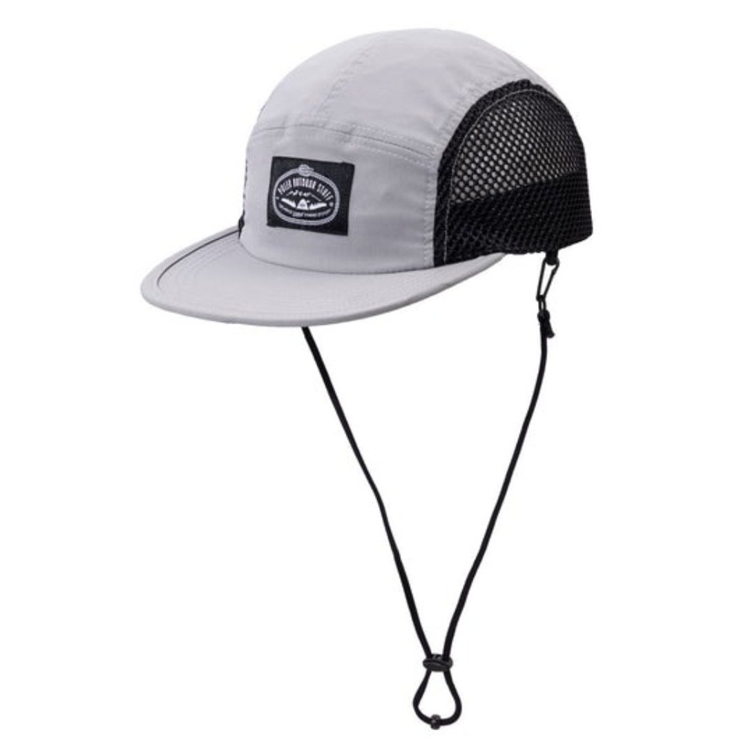 日本限定 POLER KIDS 2WAY DRAW CORD CAP 儿童网帽附束绳 / 灰色 - 帽子 - 聚酯纤维 灰色