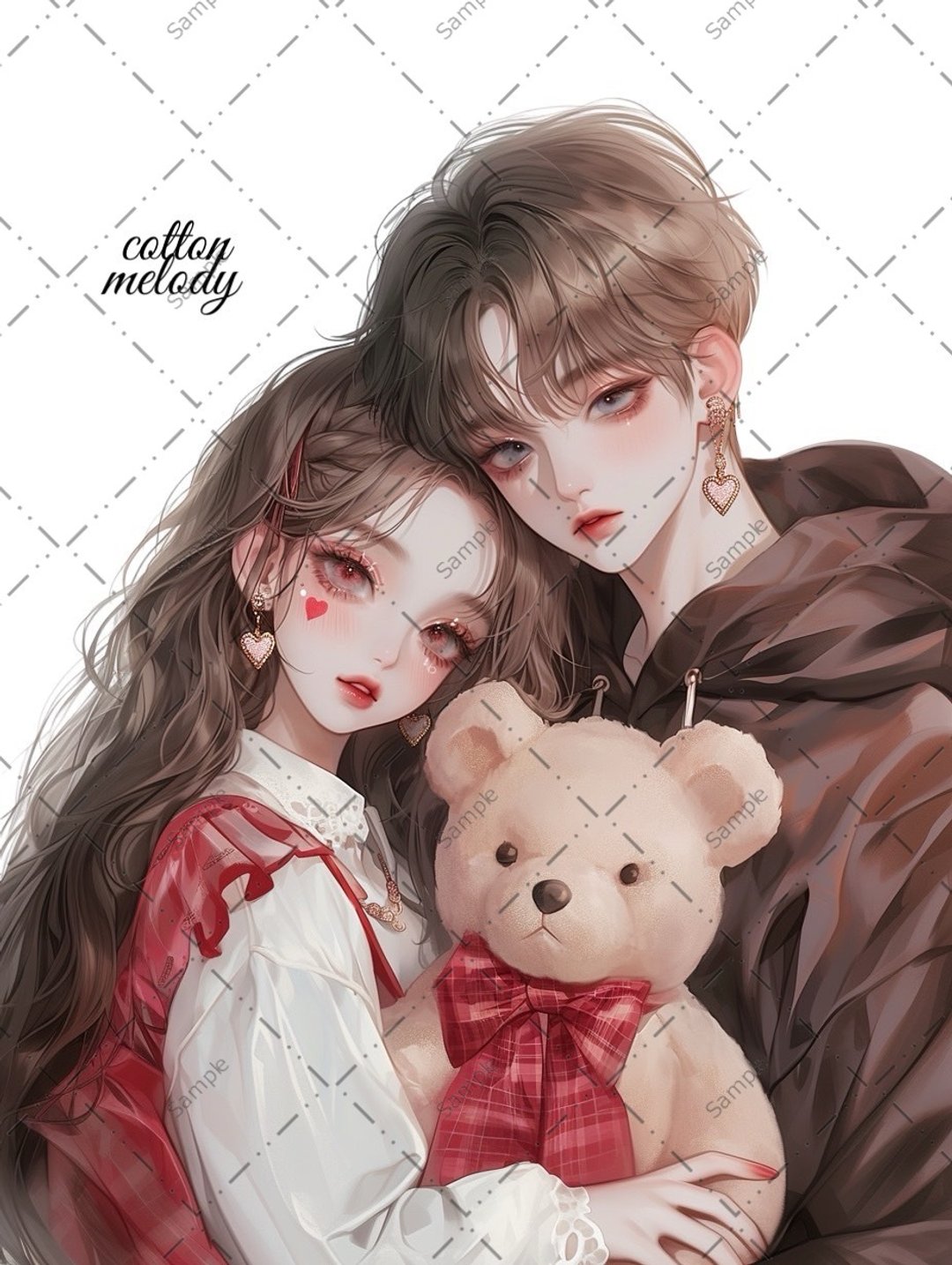 original sticker no.1008 人物贴纸 原创贴纸 人物贴纸 女孩贴纸 原创人物贴纸 - 贴纸 - 纸 