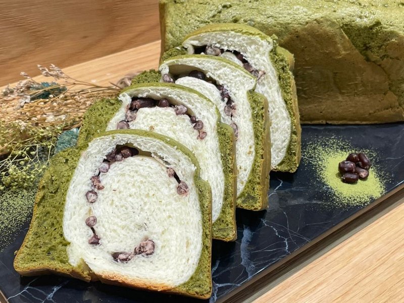 红豆抹茶蛋糕吐司・手作 DIY 甜点・平板教学・一人成班 - 美食 - 新鲜食材 