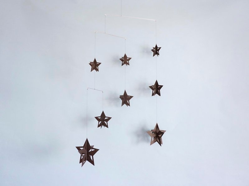 摆饰 星 B 其二 - 墙贴/壁贴 - 纸 黑色