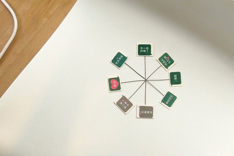 定制化 巨石像盆栽配件 眼镜 立牌 - 包装材料 - 纸 绿色