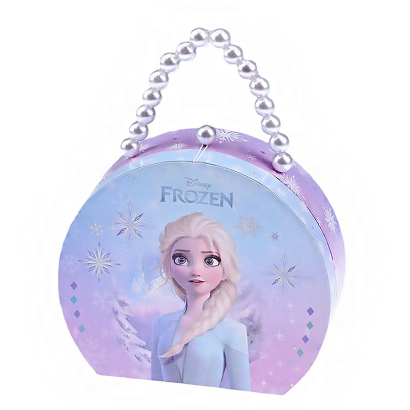 迪士尼冰雪奇缘系列 - 儿童发饰小圆手提盒 40 件套 (纸盒) 女孩生日 - 发饰 - 尼龙 